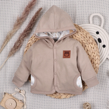 Dwuwarstwowa bluza niemowlęca SKY JOURNEY  z bawełny organicznej dla chłopca