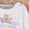 Bluzka niemowlęca SKY JOURNEY z bawełny organicznej 