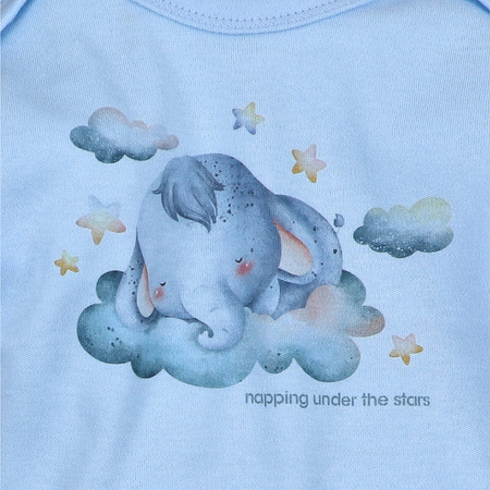 Body niemowlęce LITTLE DREAMERS z bawełny organicznej 